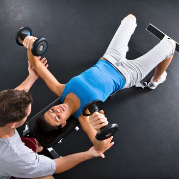 One on one personal training session